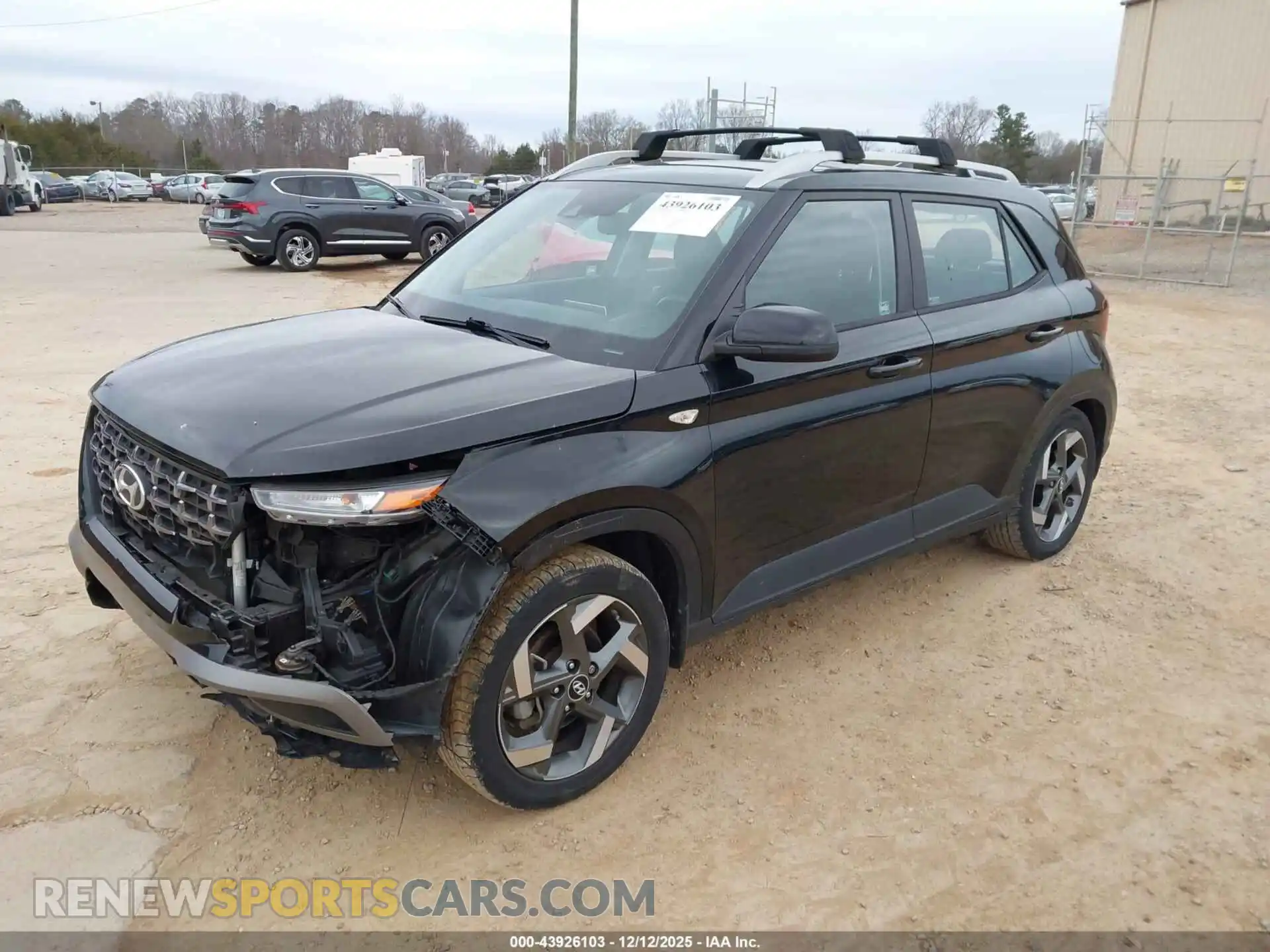 2 Photograph of a damaged car KMHRC8A34MU075476 HYUNDAI VENUE 2021