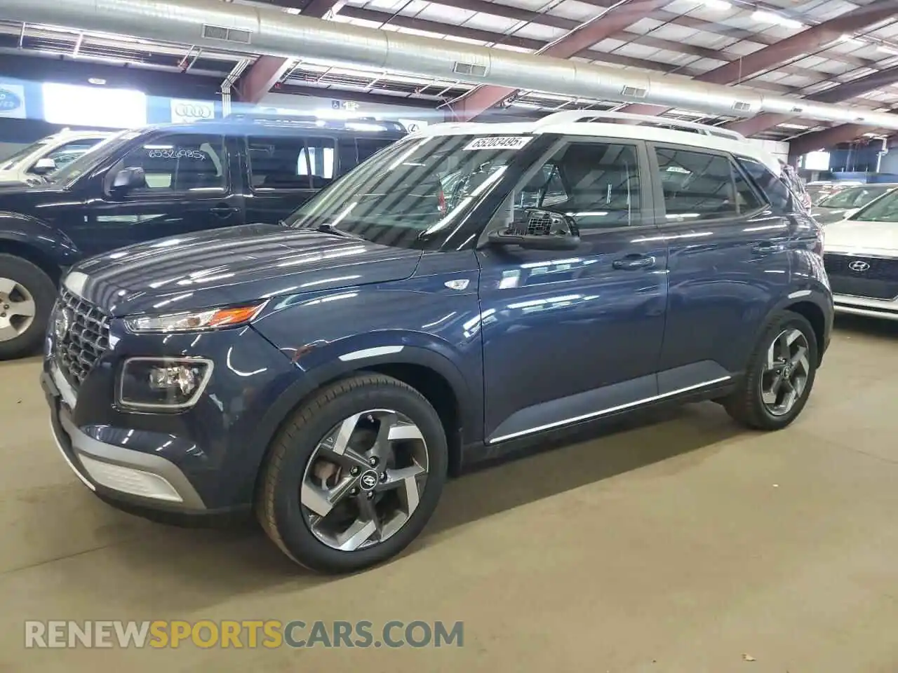 1 Photograph of a damaged car KMHRC8A34MU090835 HYUNDAI VENUE 2021