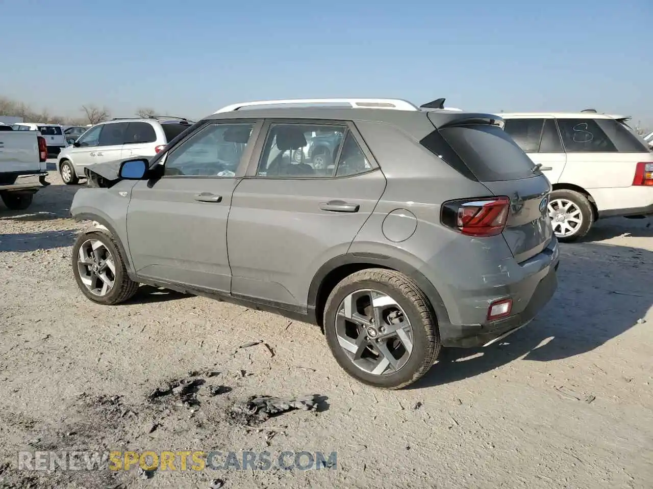 2 fotografías del automóvil dañado KMHRC8A35MU116147 HYUNDAI VENUE 2021