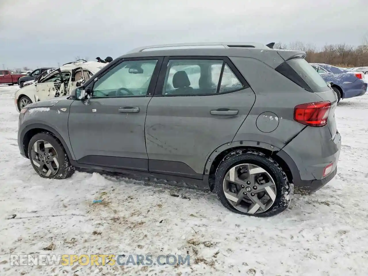 2 Photograph of a damaged car KMHRC8A36MU104265 HYUNDAI VENUE 2021