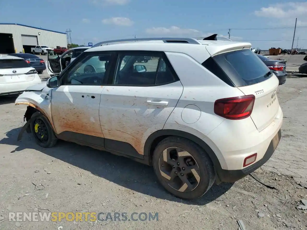 2 Photograph of a damaged car KMHRC8A37MU086732 HYUNDAI VENUE 2021