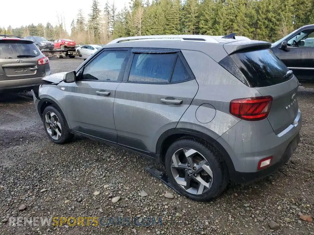 2 Photograph of a damaged car KMHRC8A37MU088643 HYUNDAI VENUE 2021