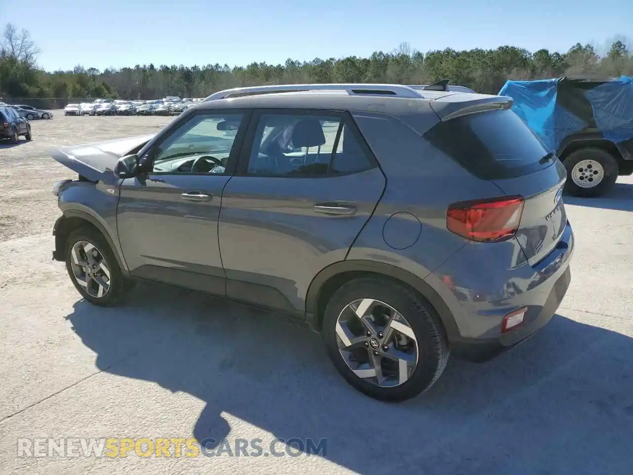 2 Photograph of a damaged car KMHRC8A38MU106812 HYUNDAI VENUE 2021