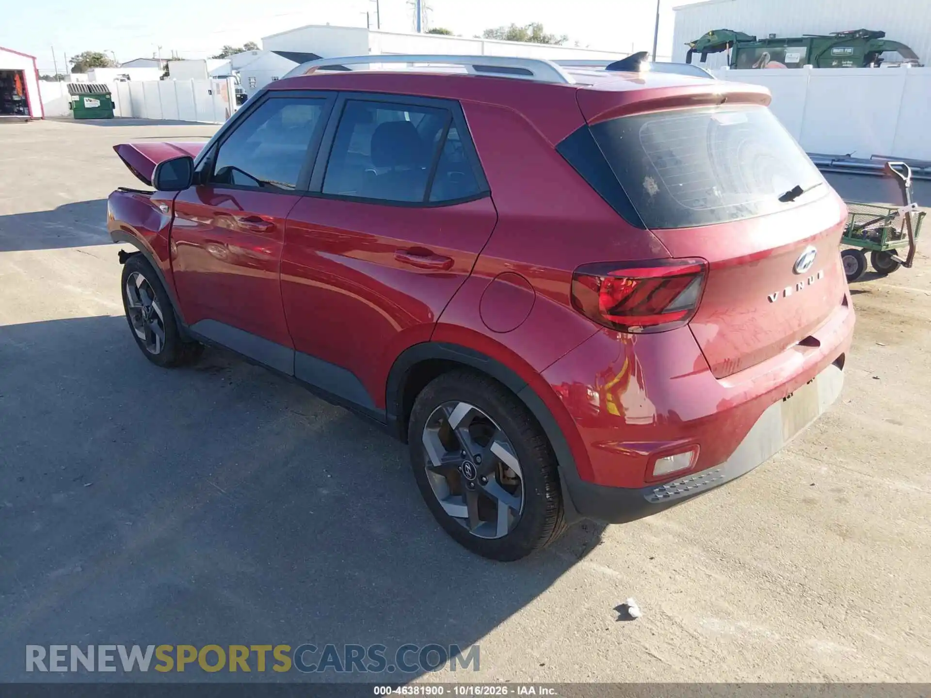3 Photograph of a damaged car KMHRC8A39MU094881 HYUNDAI VENUE 2021