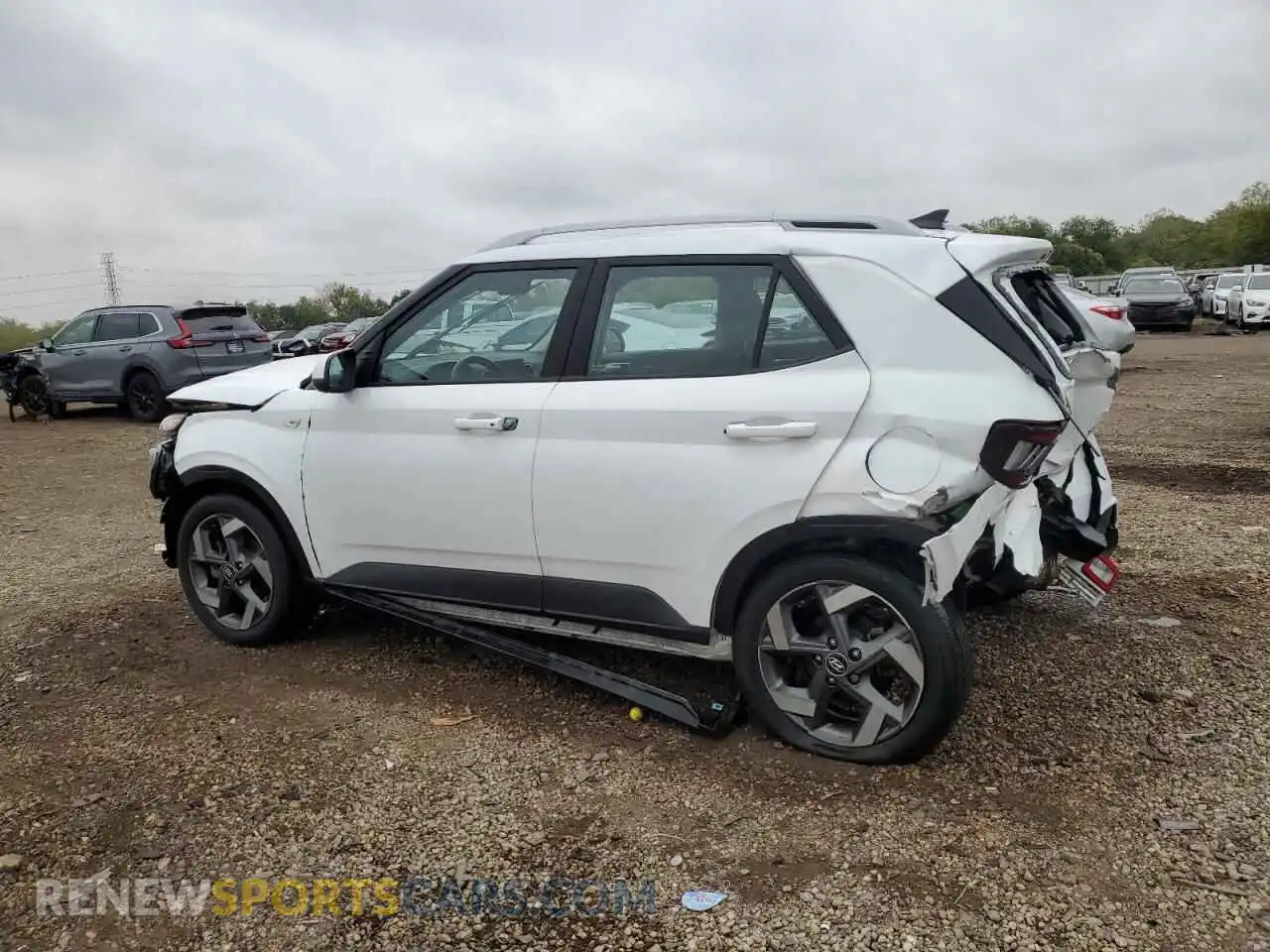 2 Photograph of a damaged car KMHRC8A39MU126728 HYUNDAI VENUE 2021