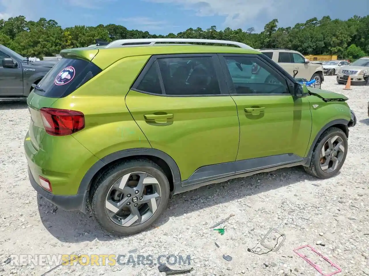 3 Photograph of a damaged car KMHRC8A3XMU121022 HYUNDAI VENUE 2021