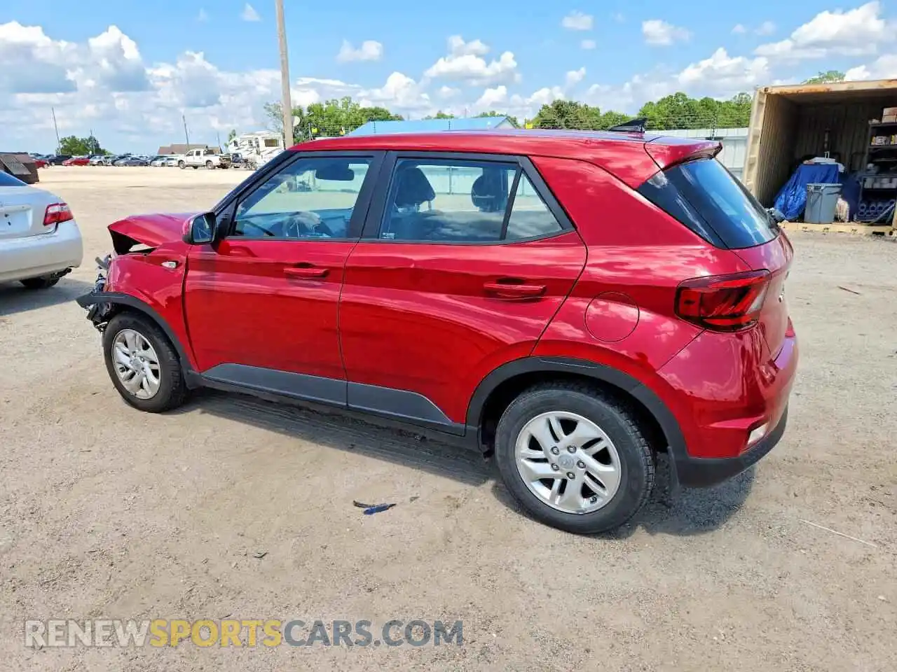2 Photograph of a damaged car KMHRB8A38NU148739 HYUNDAI VENUE 2022