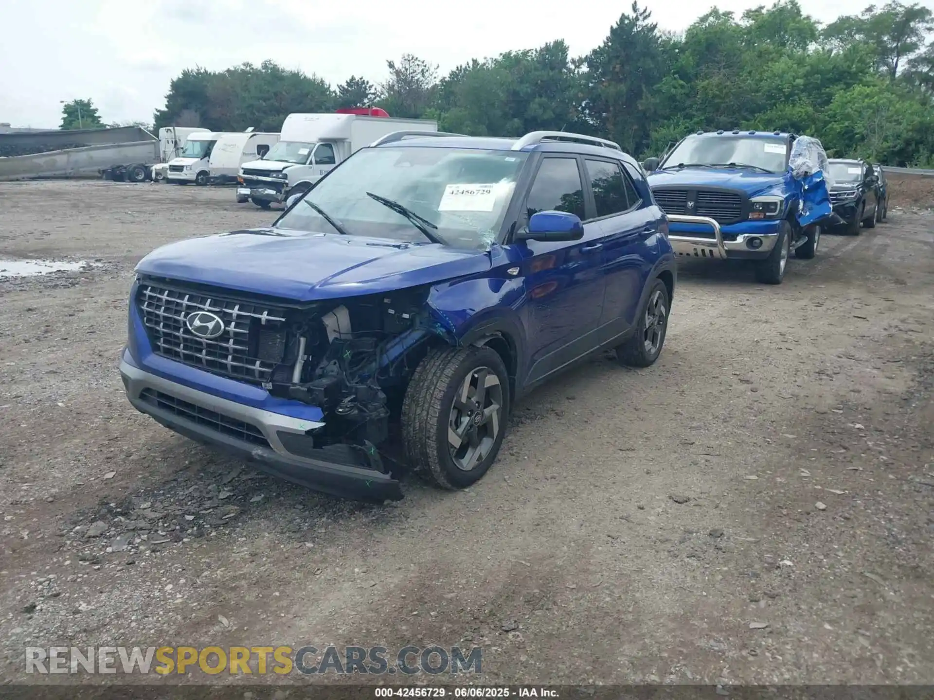 2 Photograph of a damaged car KMHRC8A36PU218237 HYUNDAI VENUE 2023