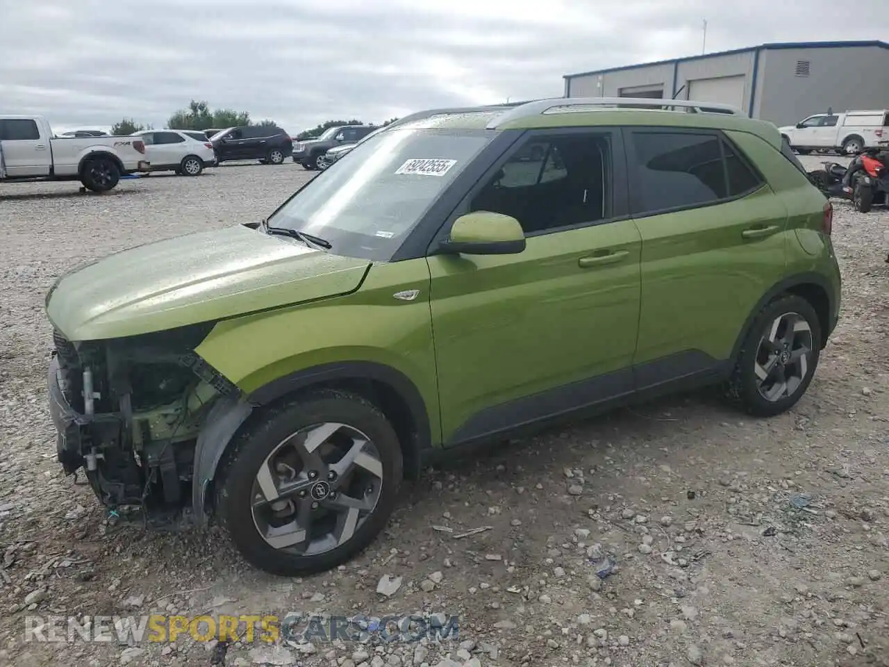 1 Photograph of a damaged car KMHRC8A36PU244319 HYUNDAI VENUE 2023