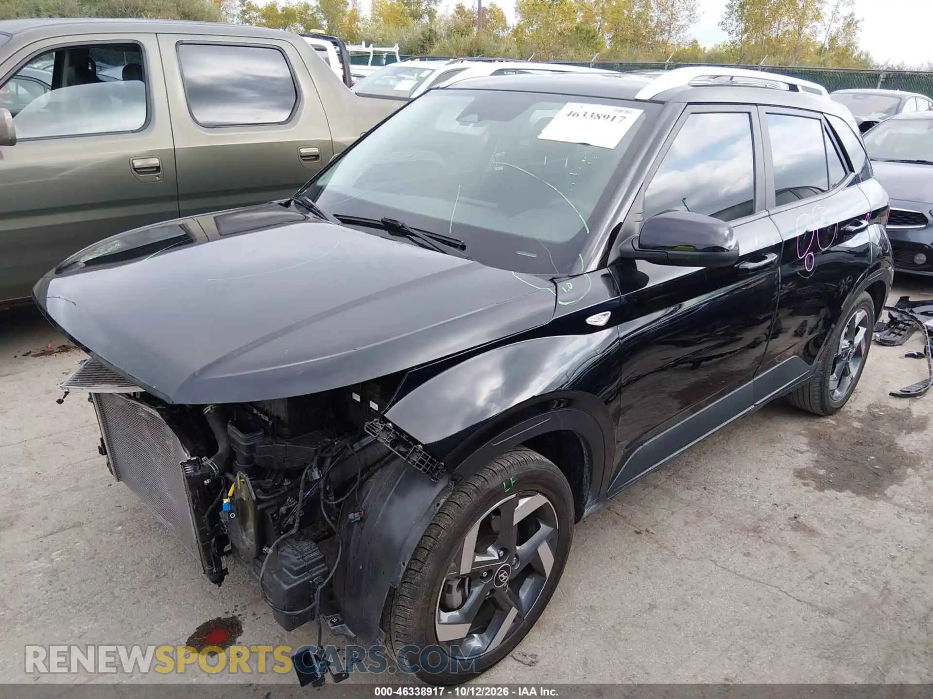 2 Photograph of a damaged car KMHRC8A38PU249487 HYUNDAI VENUE 2023