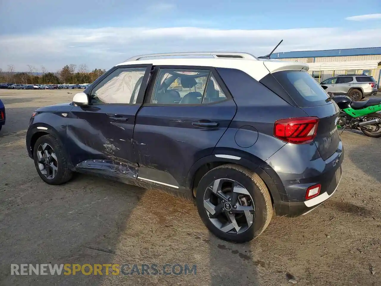 2 Photograph of a damaged car KMHRC8A3XPU231718 HYUNDAI VENUE 2023