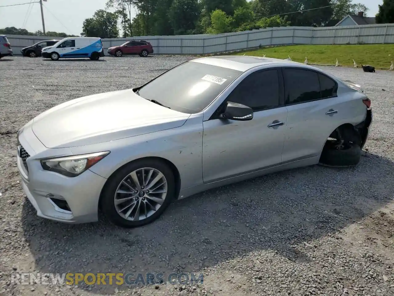 1 Photograph of a damaged car JN1EV7ARXKM559096 INFINITI Q50 2019