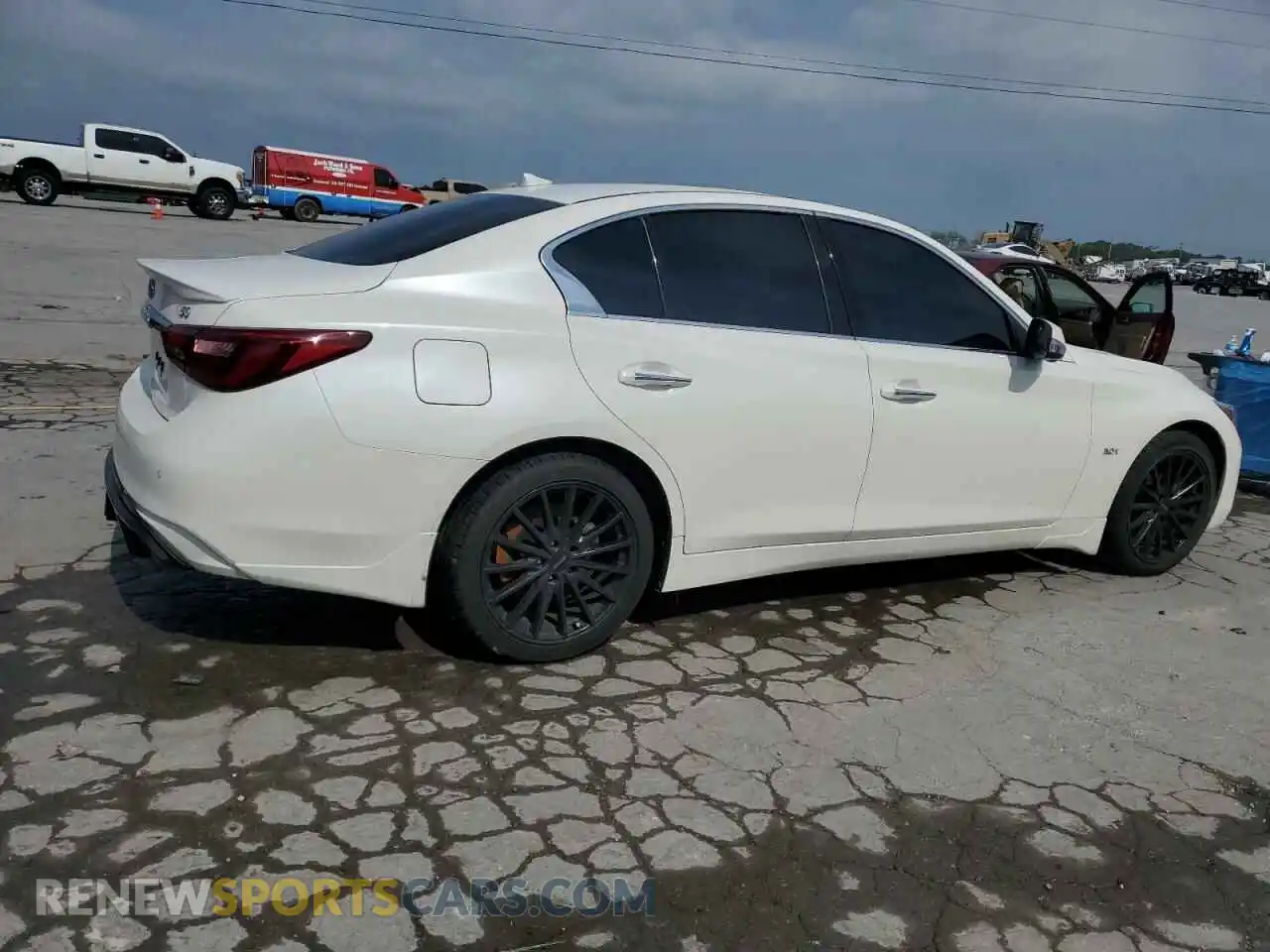 3 fotografías del automóvil dañado JN1EV7AP2LM206562 INFINITI Q50 2020
