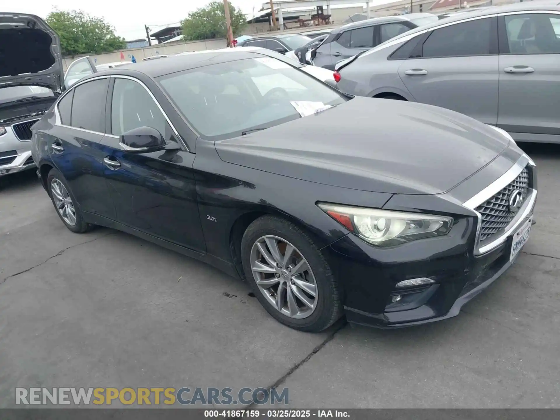 1 Photograph of a damaged car JN1EV7AP5LM200433 INFINITI Q50 2020