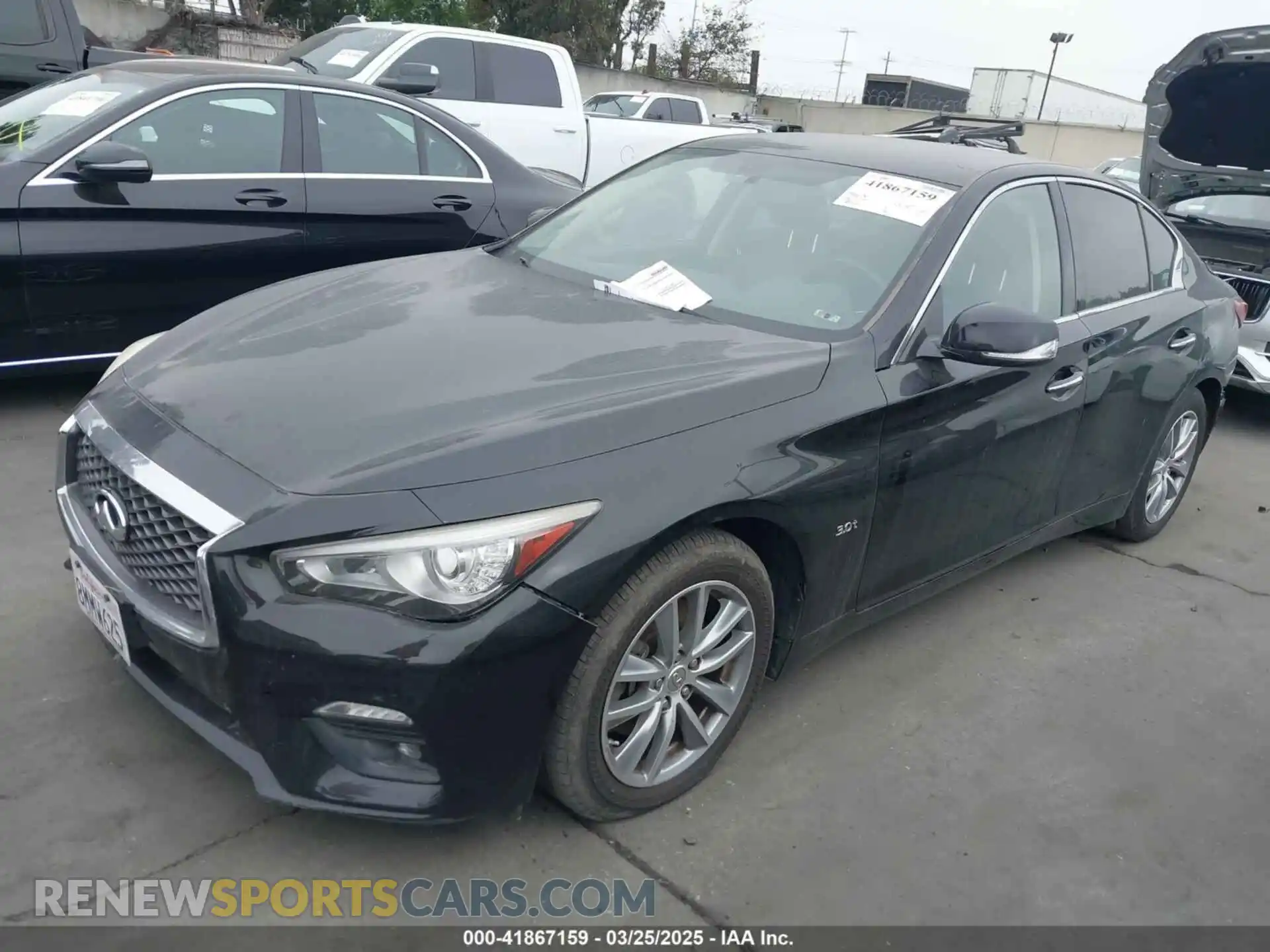 2 Photograph of a damaged car JN1EV7AP5LM200433 INFINITI Q50 2020