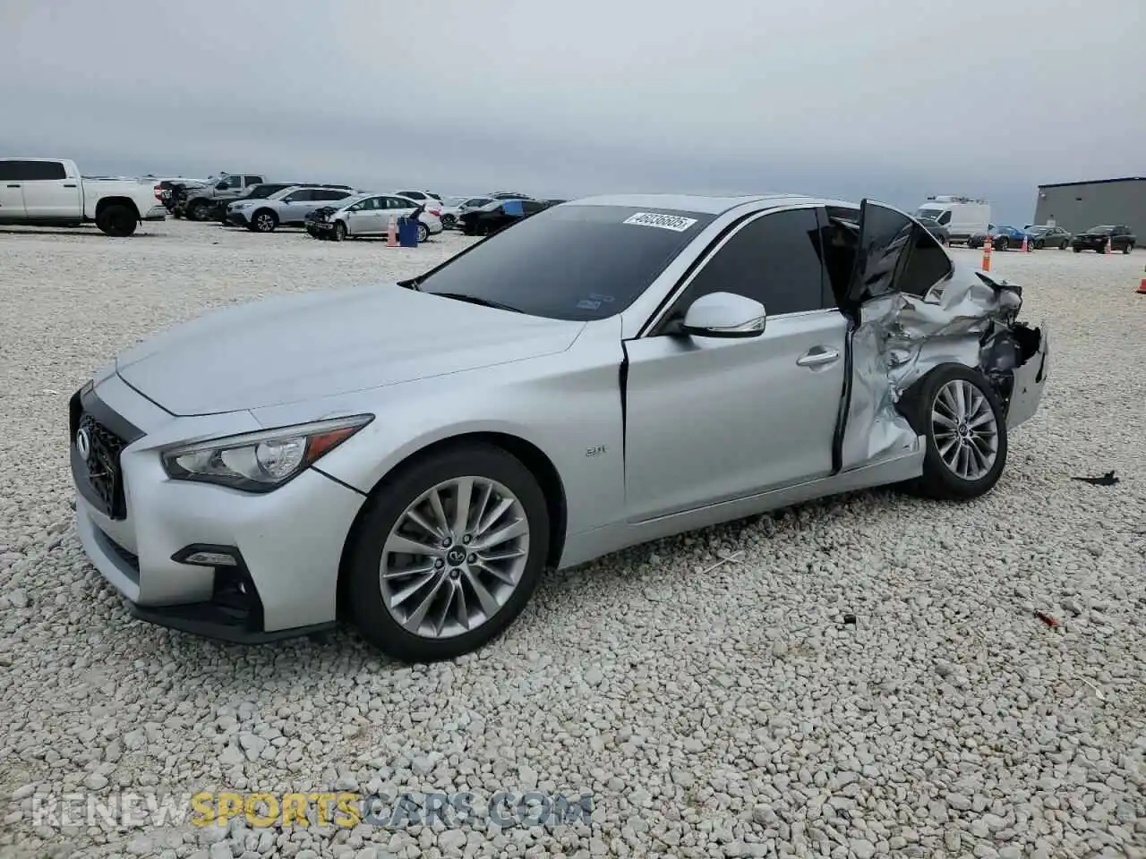 1 Photograph of a damaged car JN1EV7AP9LM207806 INFINITI Q50 2020