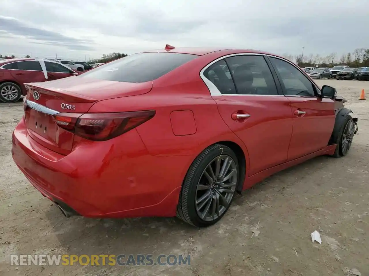 3 fotografías del automóvil dañado JN1FV7AP4LM630619 INFINITI Q50 2020