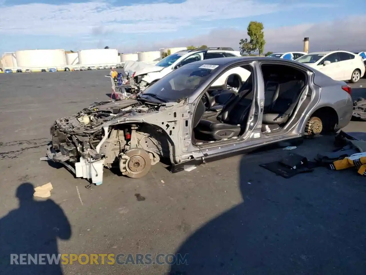 1 fotografías del automóvil dañado JN1EV7AP3MM705176 INFINITI Q50 2021