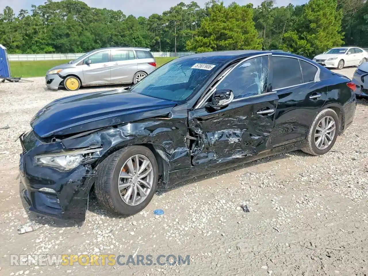 1 Photograph of a damaged car JN1EV7AP4MM700178 INFINITI Q50 2021
