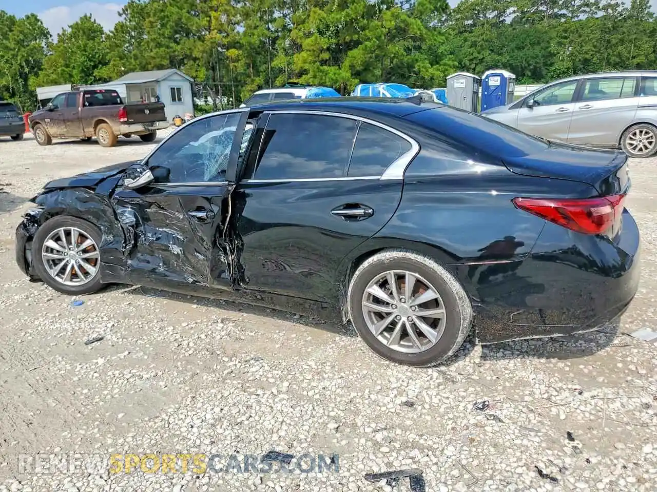 2 Photograph of a damaged car JN1EV7AP4MM700178 INFINITI Q50 2021