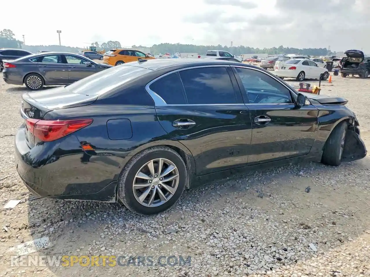 3 Photograph of a damaged car JN1EV7AP4MM700178 INFINITI Q50 2021