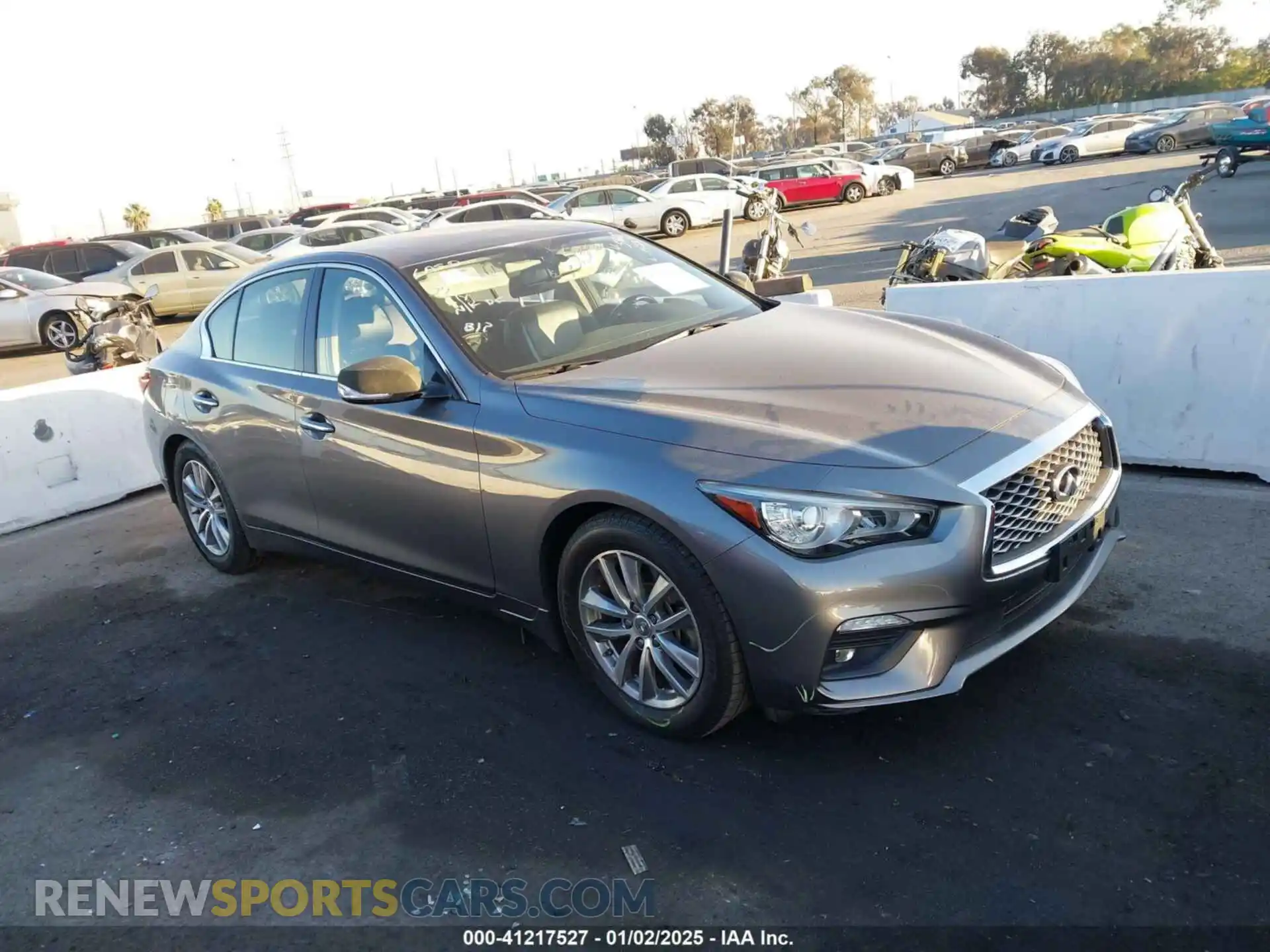 1 Photograph of a damaged car JN1EV7AP5MM705809 INFINITI Q50 2021