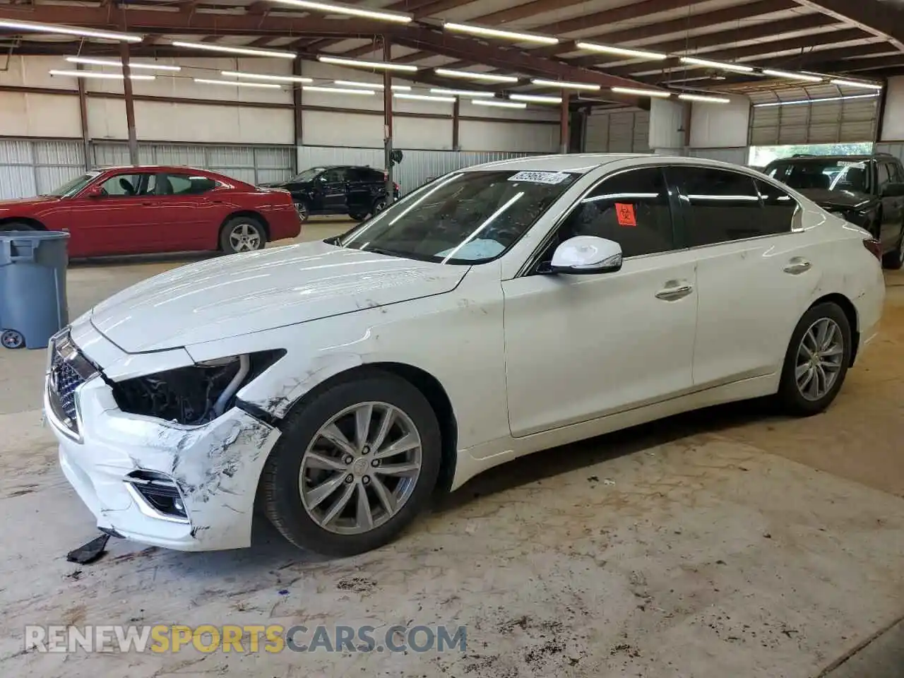 1 Photograph of a damaged car JN1EV7AP7MM700174 INFINITI Q50 2021