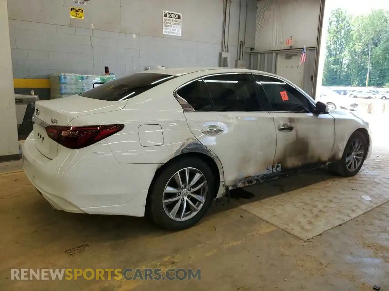 3 Photograph of a damaged car JN1EV7AP7MM700174 INFINITI Q50 2021