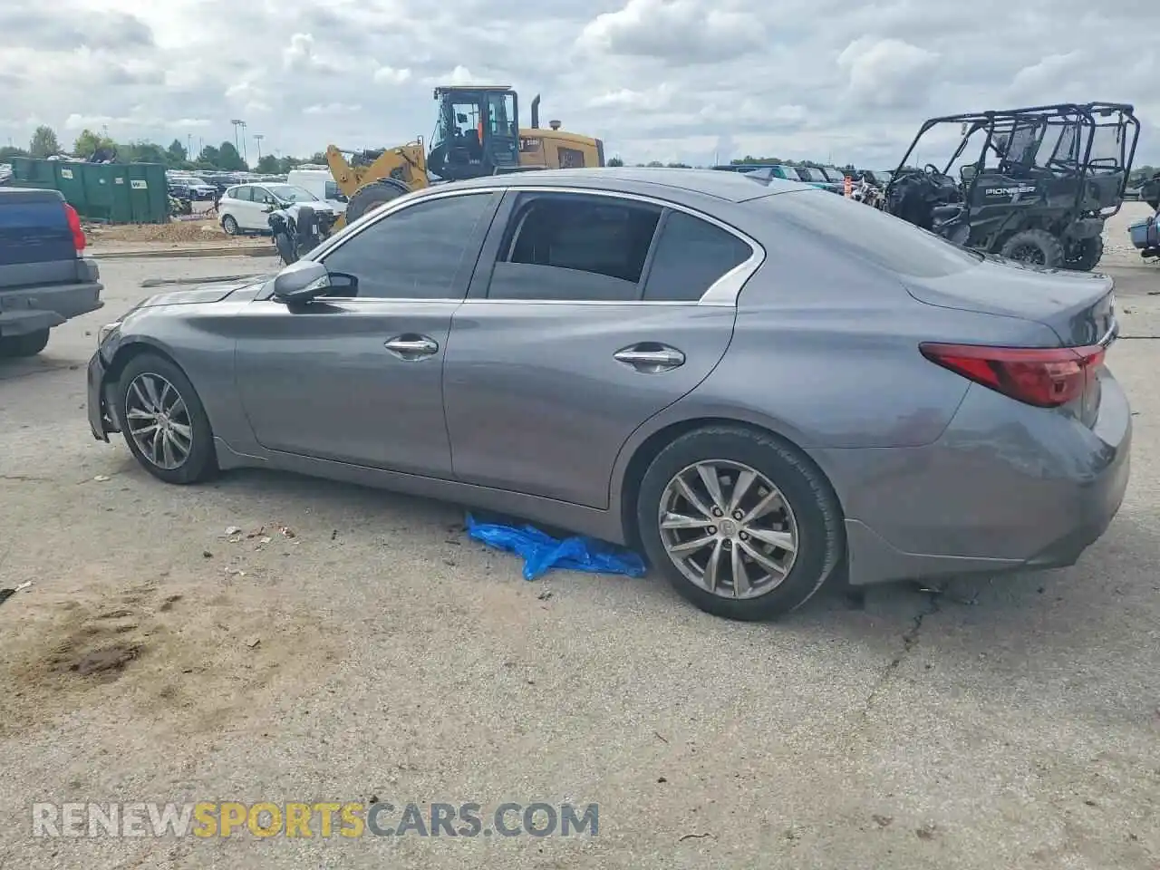 2 fotografías del automóvil dañado JN1EV7AP7MM701910 INFINITI Q50 2021