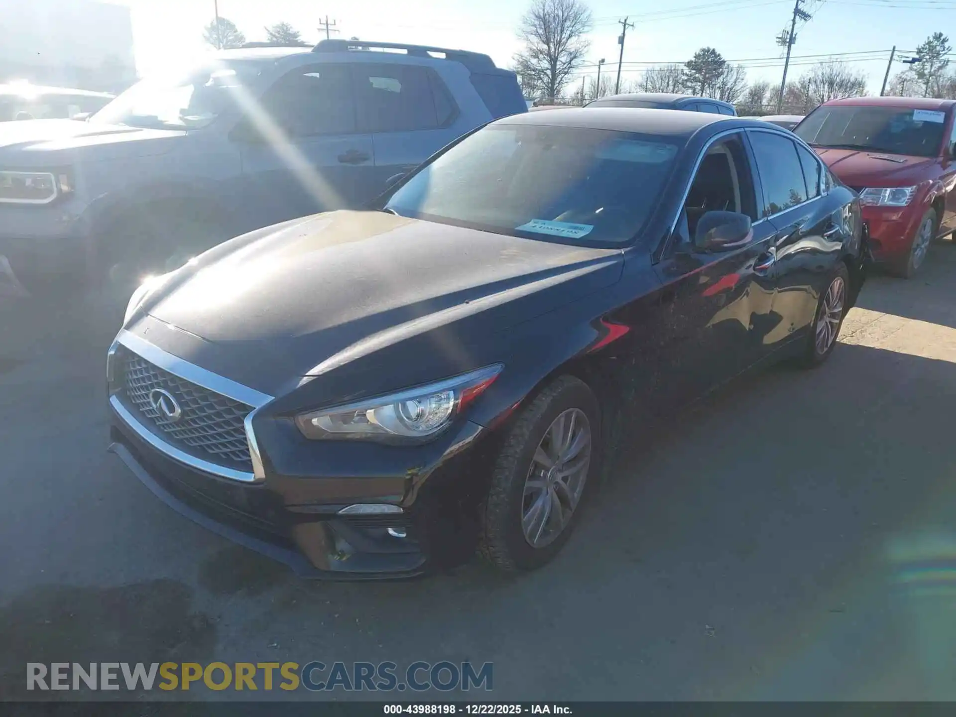 2 Photograph of a damaged car JN1EV7AP7MM705035 INFINITI Q50 2021