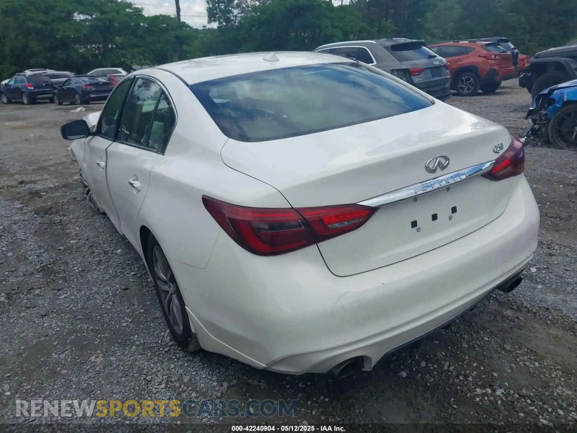 3 Photograph of a damaged car JN1EV7APXMM700248 INFINITI Q50 2021