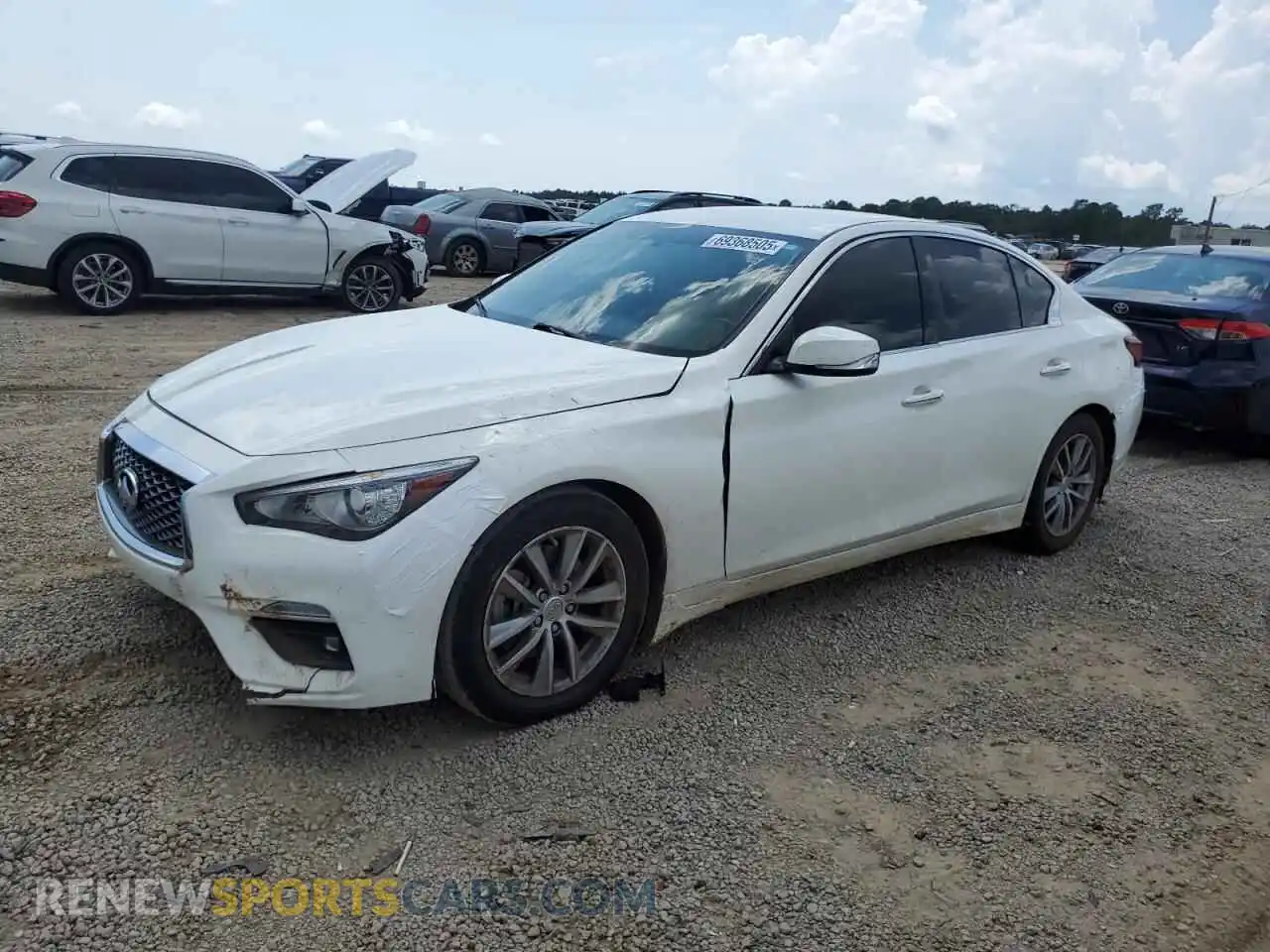 1 Photograph of a damaged car JN1EV7APXMM701903 INFINITI Q50 2021