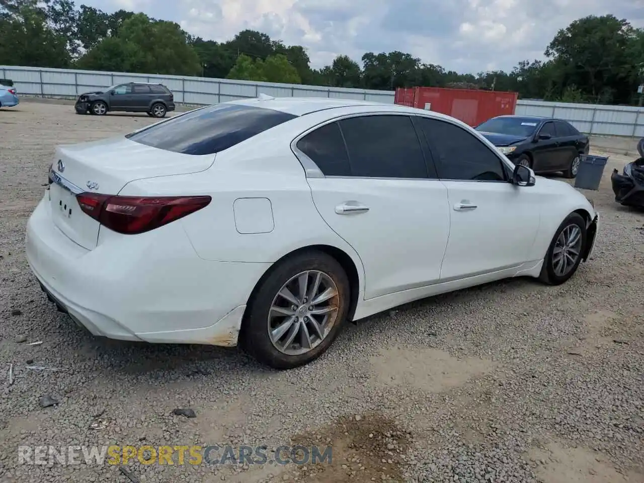 3 Photograph of a damaged car JN1EV7APXMM701903 INFINITI Q50 2021