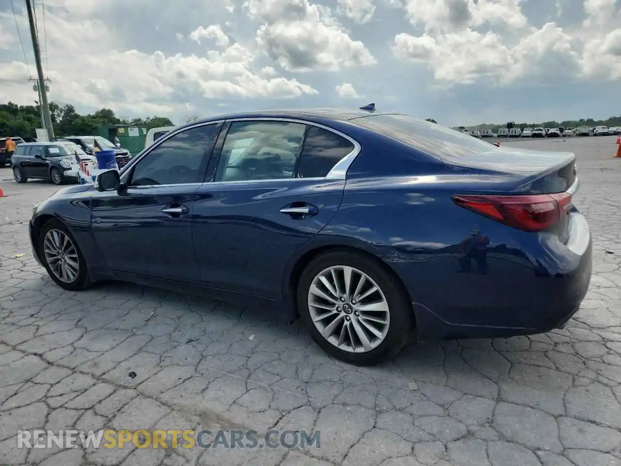2 Photograph of a damaged car JN1EV7BP6MM707129 INFINITI Q50 2021