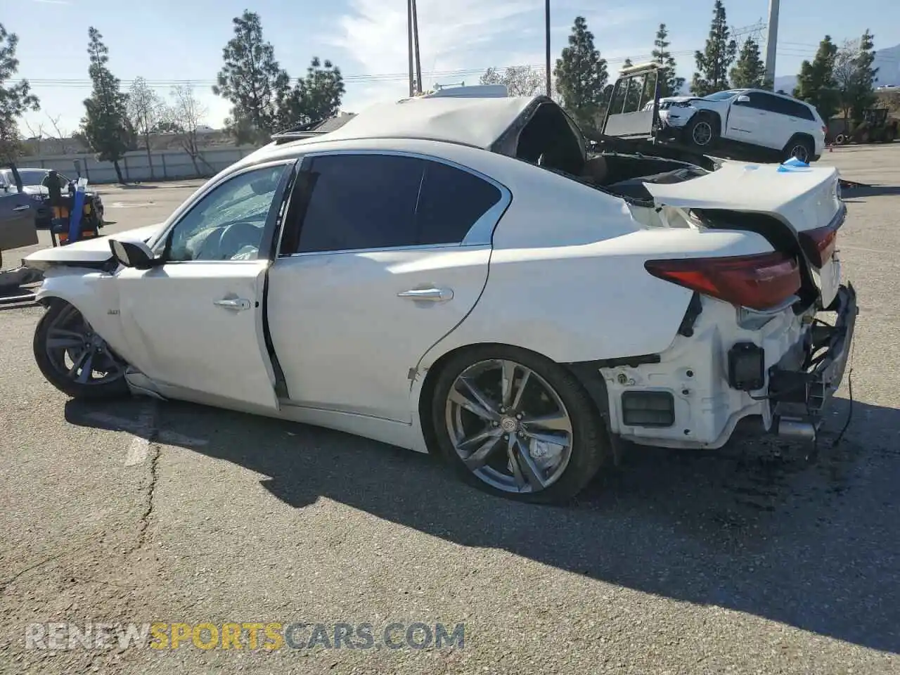 2 Photograph of a damaged car JN1EV7CP2MM705666 INFINITI Q50 2021