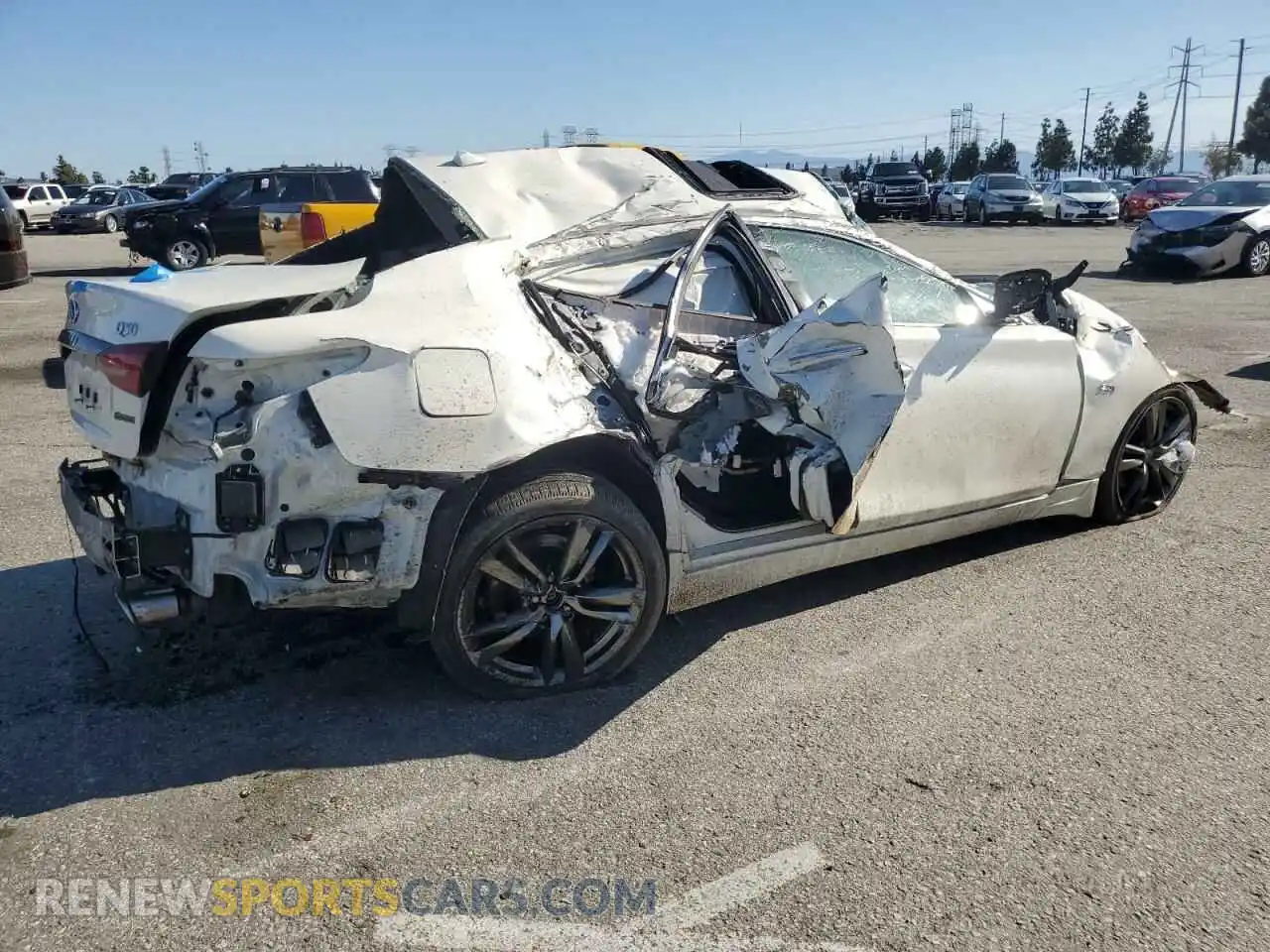 3 Photograph of a damaged car JN1EV7CP2MM705666 INFINITI Q50 2021