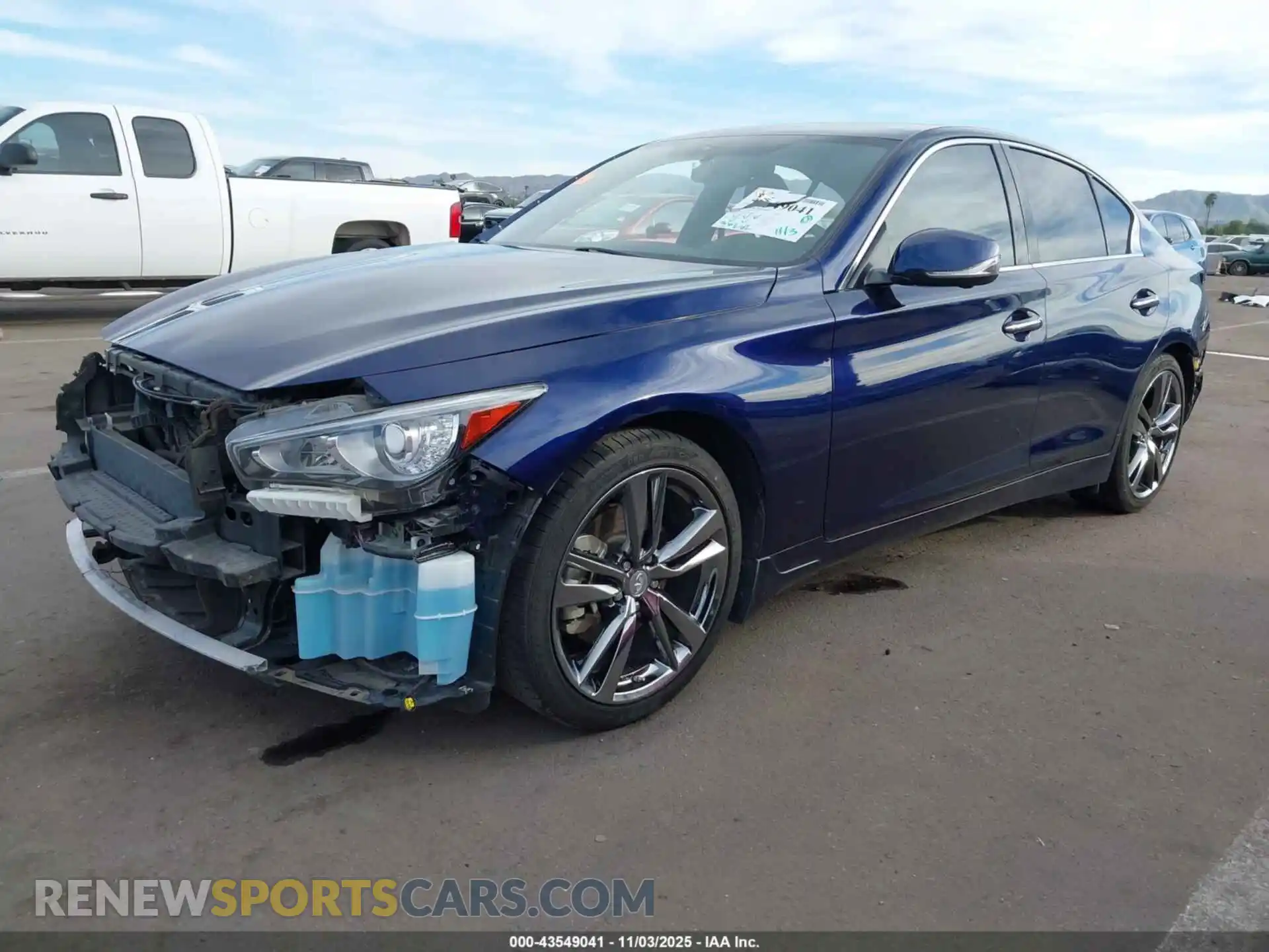 2 Photograph of a damaged car JN1EV7CP3MM705885 INFINITI Q50 2021
