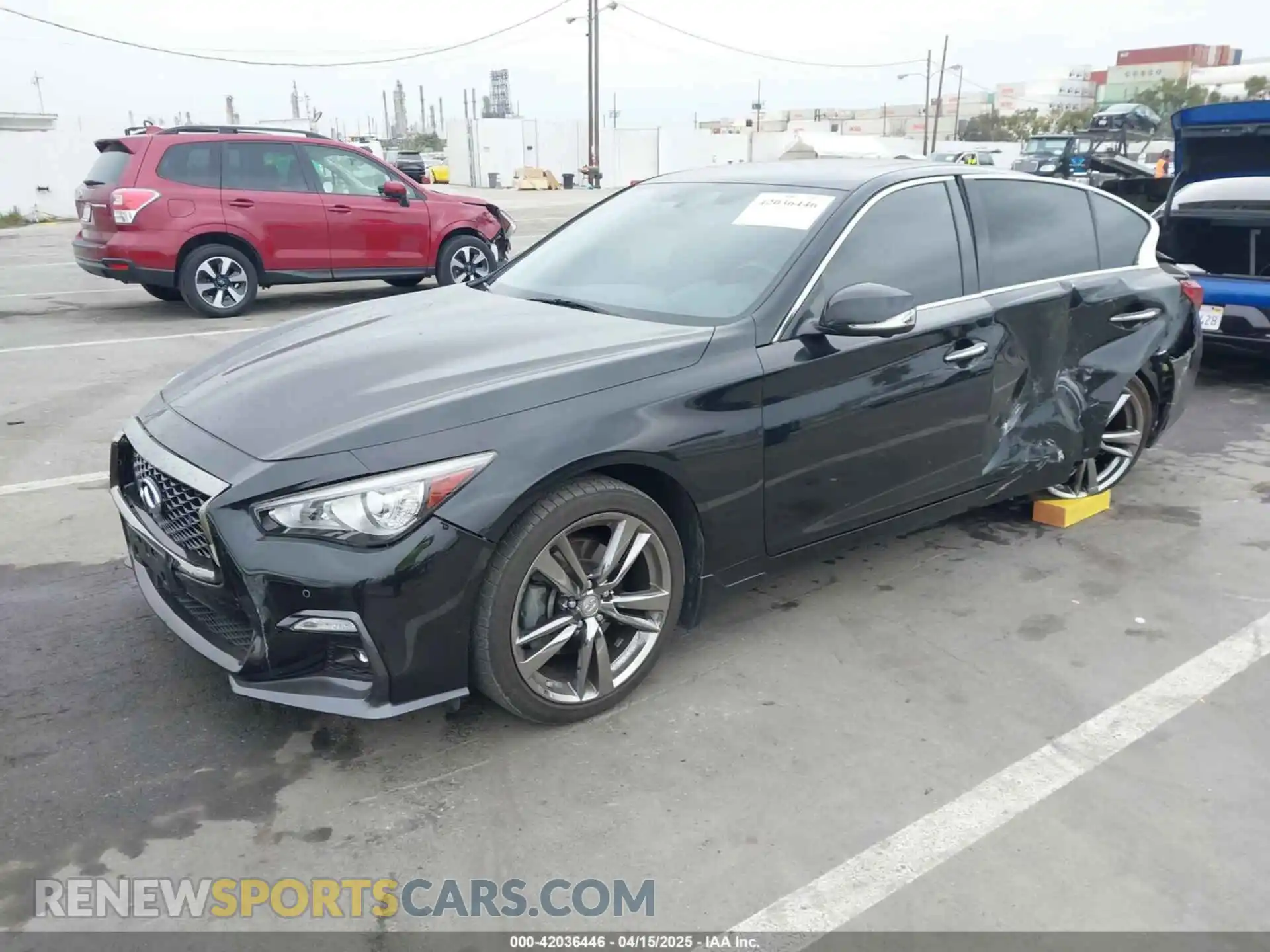 2 Photograph of a damaged car JN1EV7CP7MM706053 INFINITI Q50 2021