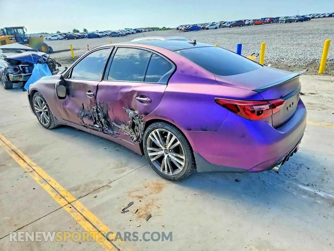 2 Photograph of a damaged car JN1EV7CP8MM700939 INFINITI Q50 2021