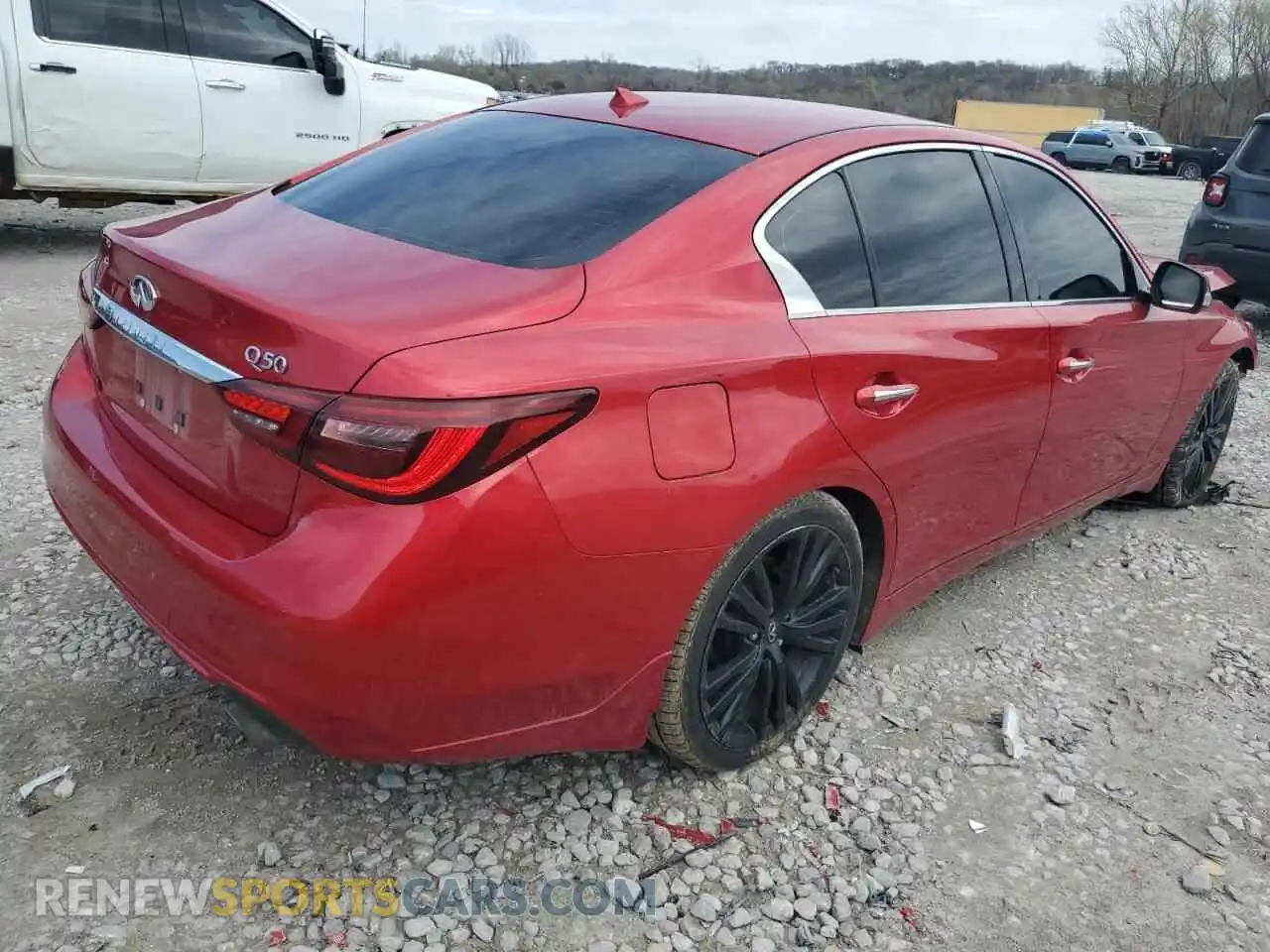 3 Photograph of a damaged car JN1EV7CP8MM702142 INFINITI Q50 2021