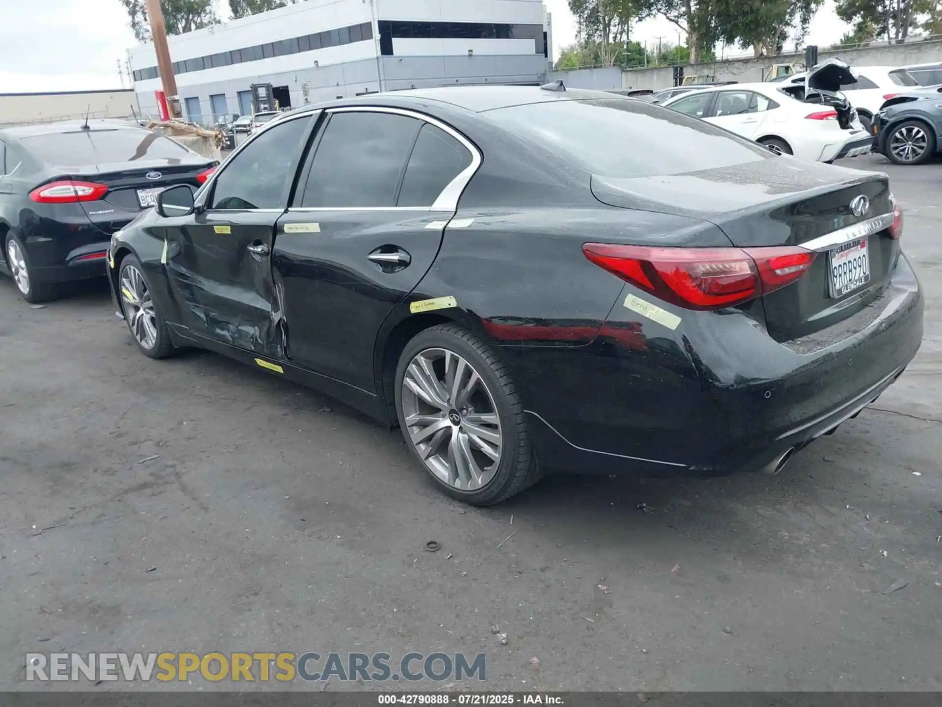 3 Photograph of a damaged car JN1EV7CPXMM704717 INFINITI Q50 2021