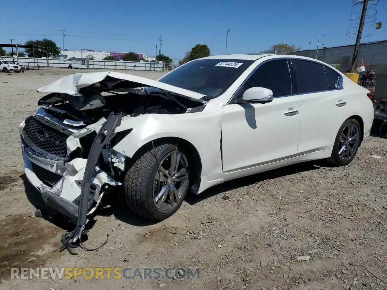 1 Photograph of a damaged car JN1EV7CPXMM705687 INFINITI Q50 2021