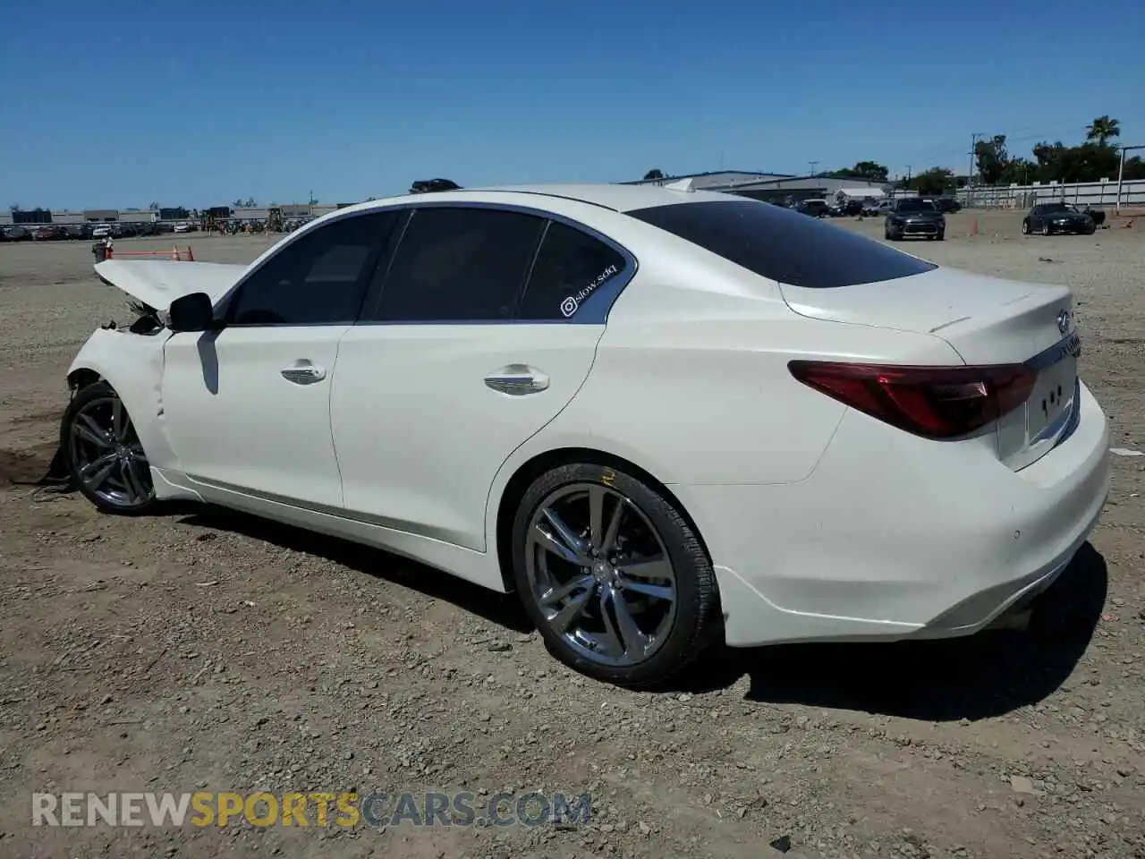 2 Photograph of a damaged car JN1EV7CPXMM705687 INFINITI Q50 2021