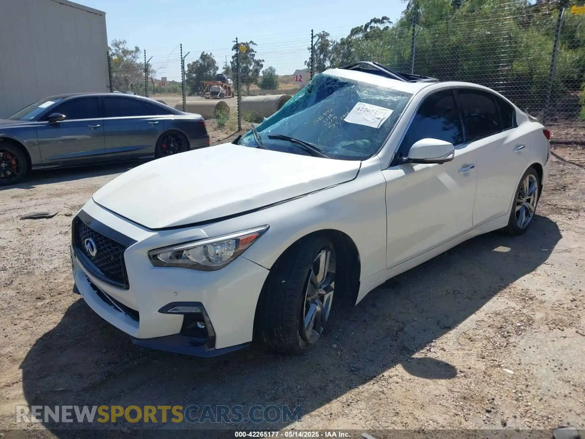 2 Photograph of a damaged car JN1EV7CPXMM706094 INFINITI Q50 2021