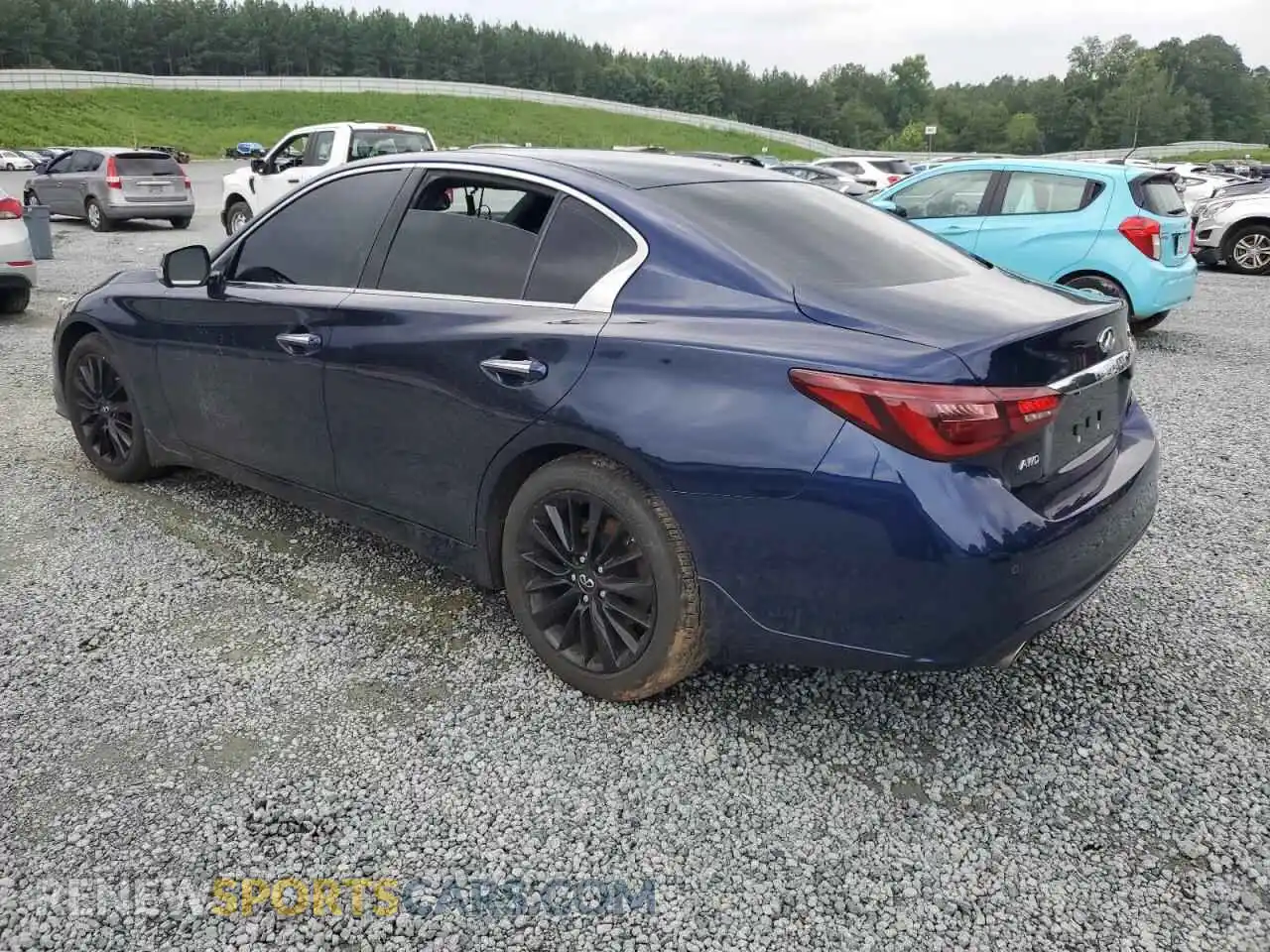 2 Photograph of a damaged car JN1EV7CR6MM752913 INFINITI Q50 2021