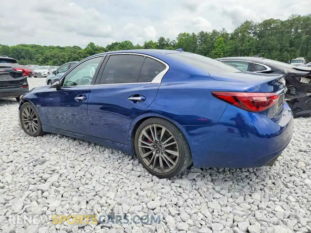 2 Photograph of a damaged car JN1FV7AP5KM780141 INFINITI Q50 2021