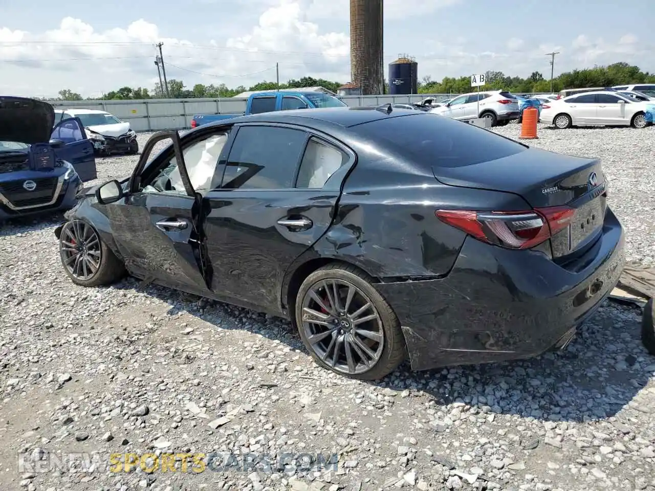 2 Photograph of a damaged car JN1FV7DP0MM850286 INFINITI Q50 2021