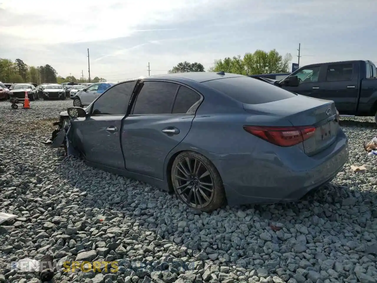 2 Фотография поврежденного автомобиля JN1FV7DP1MM850085 INFINITI Q50 2021