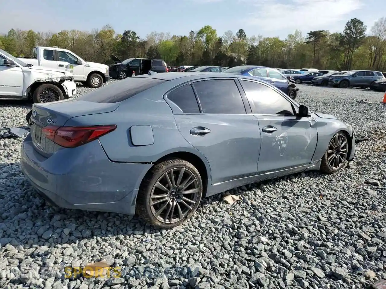 3 Фотография поврежденного автомобиля JN1FV7DP1MM850085 INFINITI Q50 2021