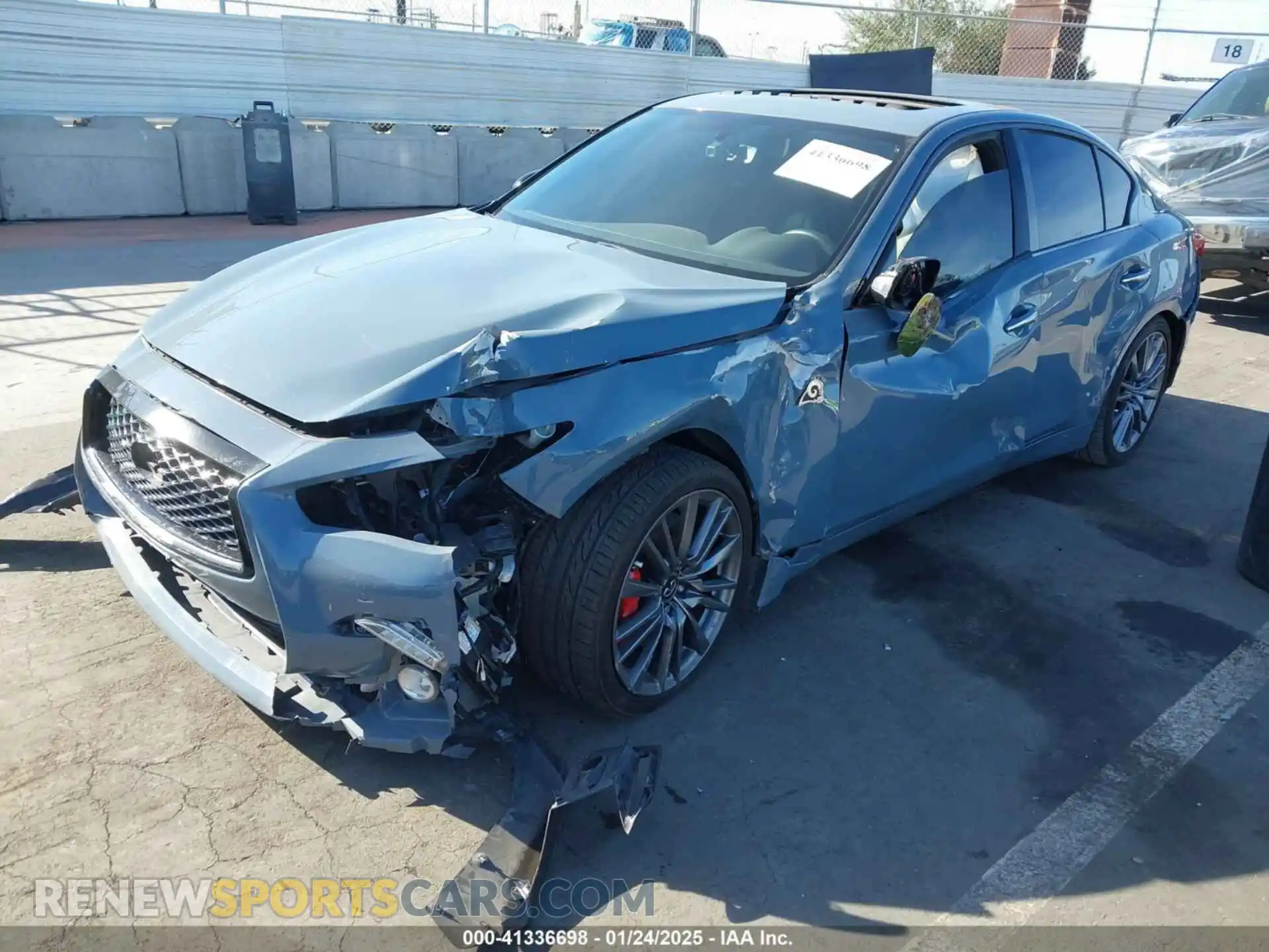 2 Photograph of a damaged car JN1FV7DP3MM850752 INFINITI Q50 2021